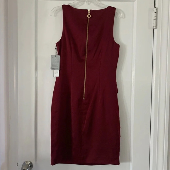 Nwt LAUNDRY by Shelli Segal tiered sleeveless  shift dress, 8 - Picture 6 of 15
